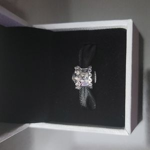 NWT Pandora "HAPPY BIRTHDAY" Birthday Cake Charm